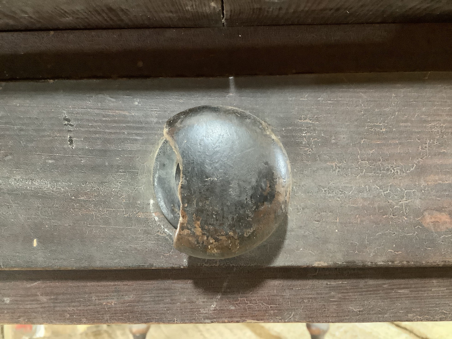 Victorian Stained Pitch Pine Drop Leaf Table 4 Seater 3'11"Lx3'10"W