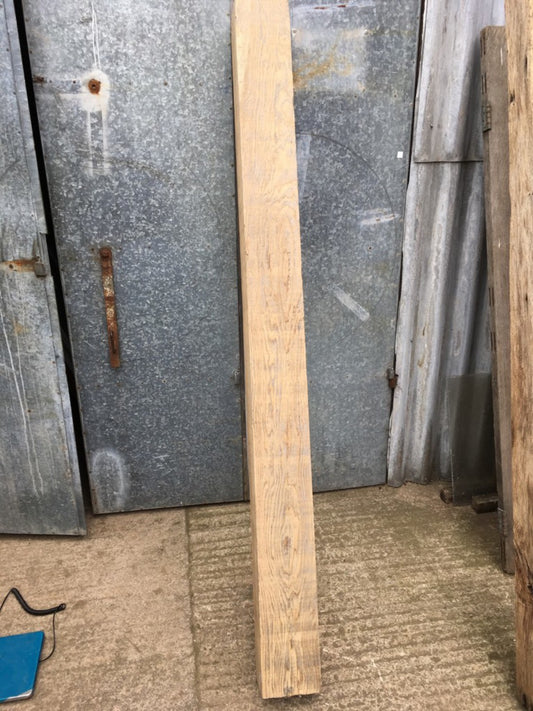 7ft 6 7/8" Or 2.31m Long Reclaimed Old Chunky Pine Beam