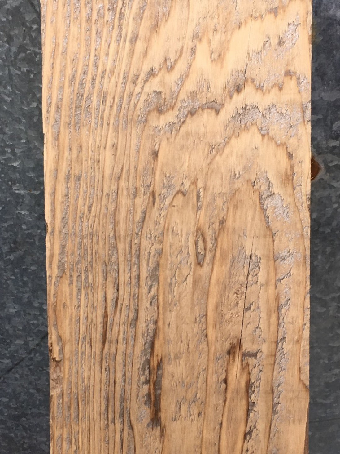 7ft 6 7/8" Or 2.31m Long Reclaimed Old Chunky Pine Beam