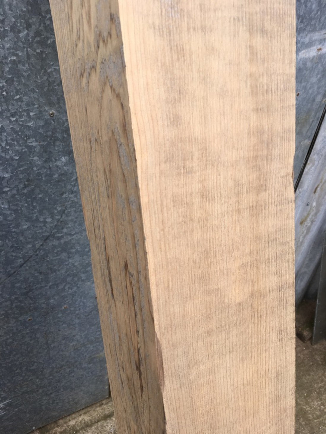 7ft 6 7/8" Or 2.31m Long Reclaimed Old Chunky Pine Beam