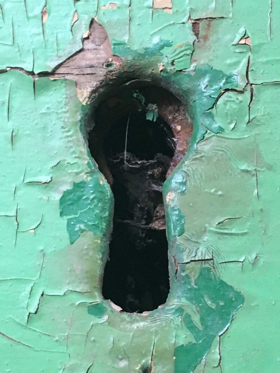 Salvaged Victorian Wooden Casement Door Rim Lock No Key Left Hand
