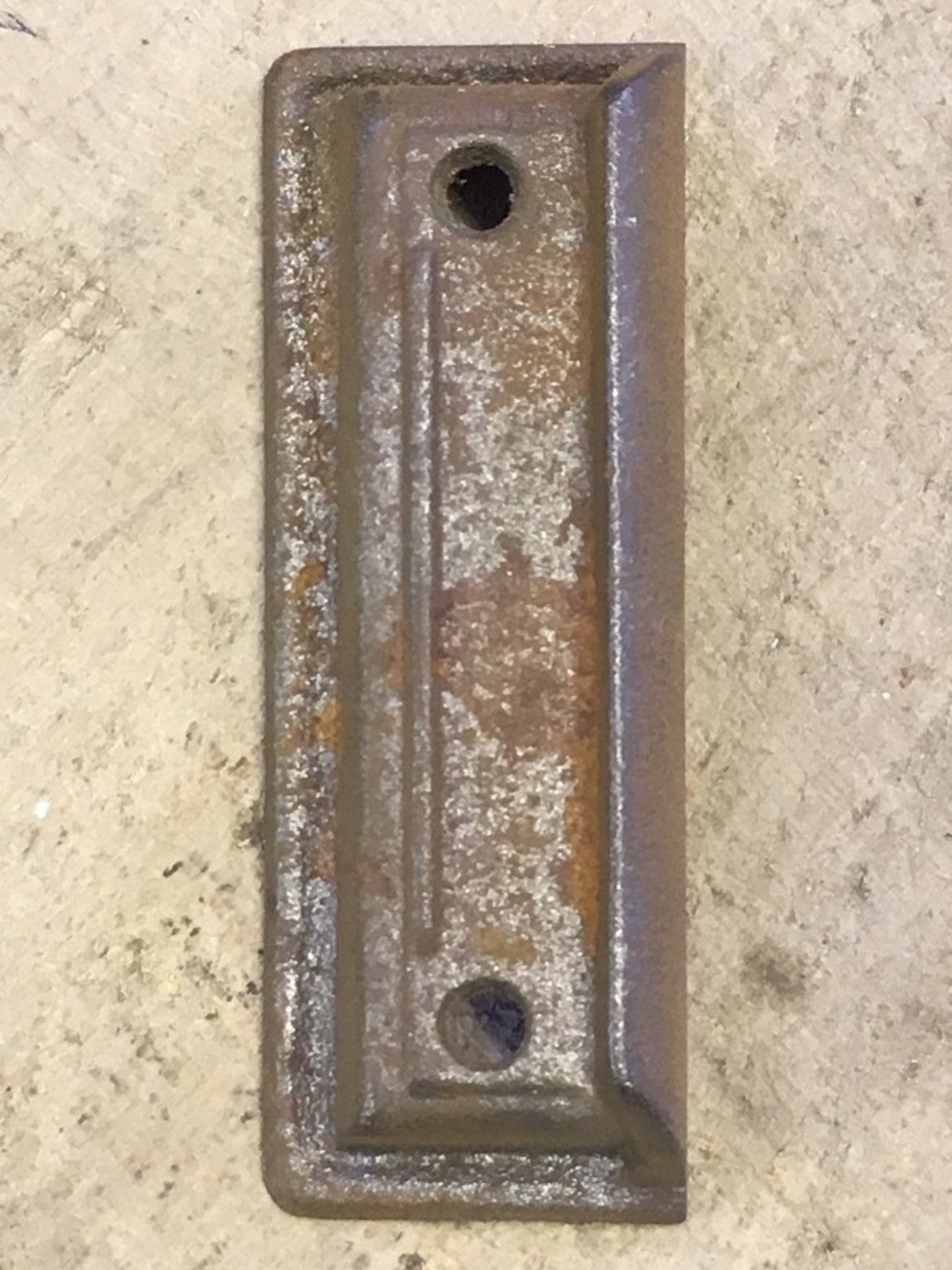New 4" Cast Iron Door Rim Lock Keep Frame Catch