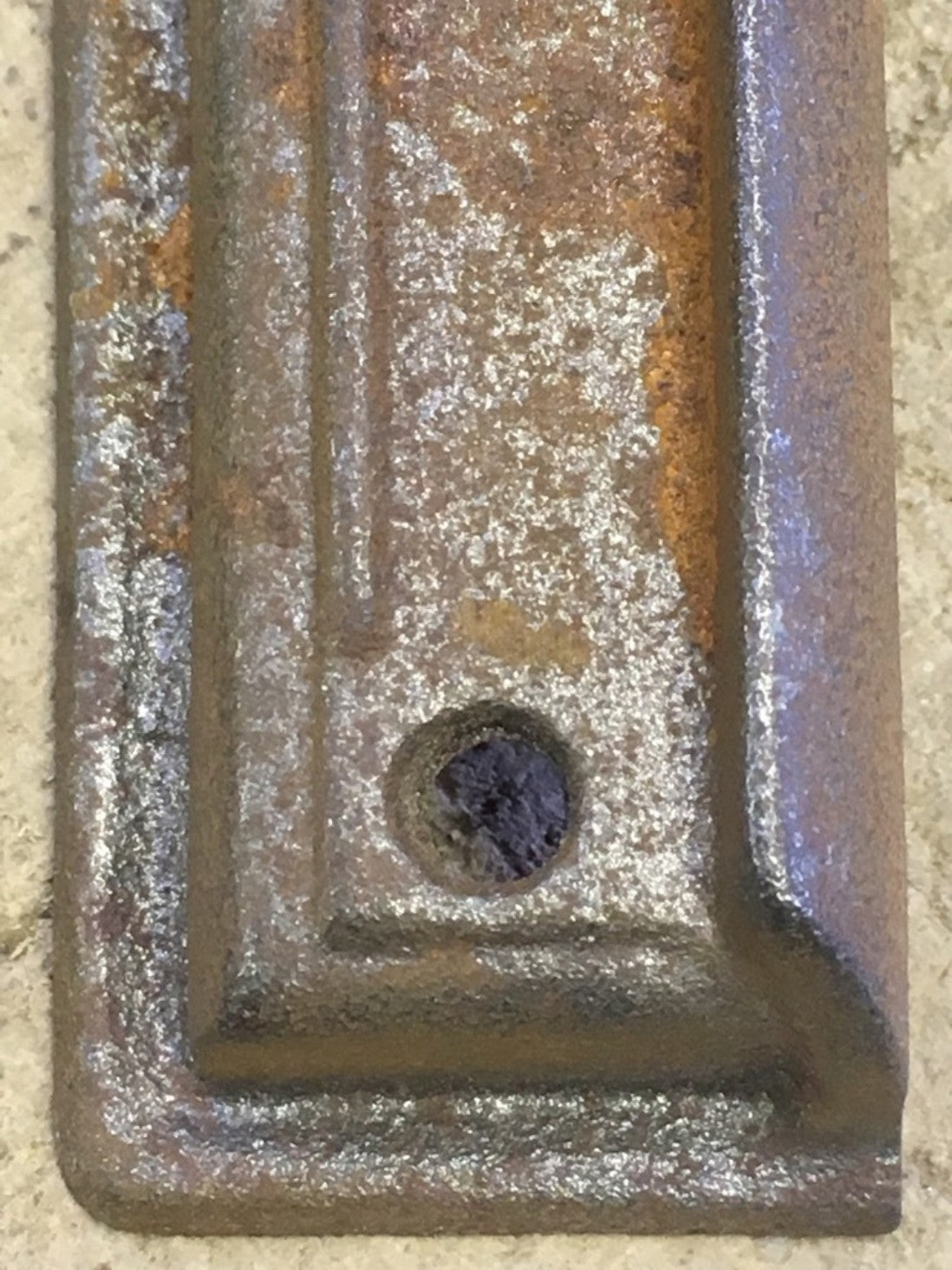New 4" Cast Iron Door Rim Lock Keep Frame Catch