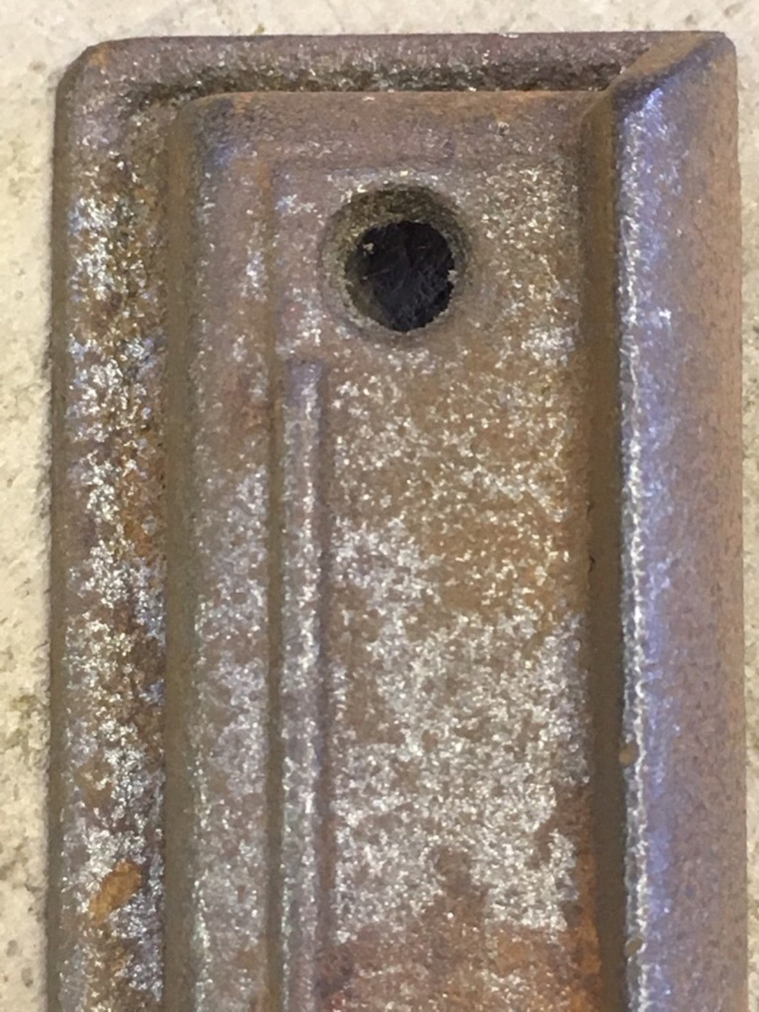 New 4" Cast Iron Door Rim Lock Keep Frame Catch