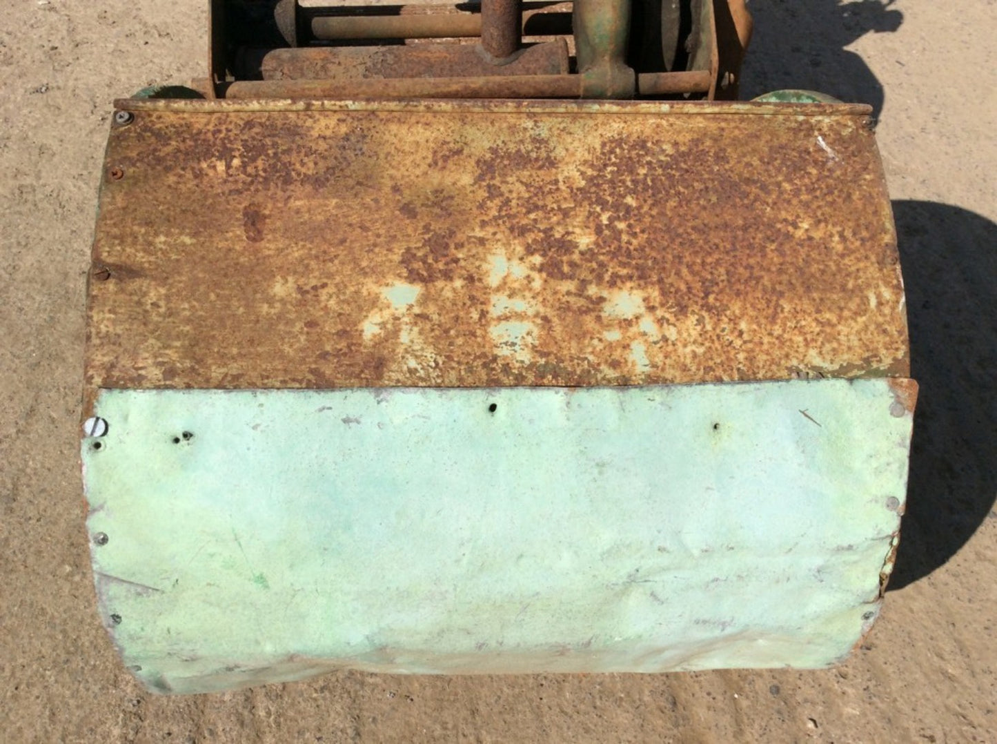 Old Vintage Ipswich Lawn Mower With Removable Grass Box Collector