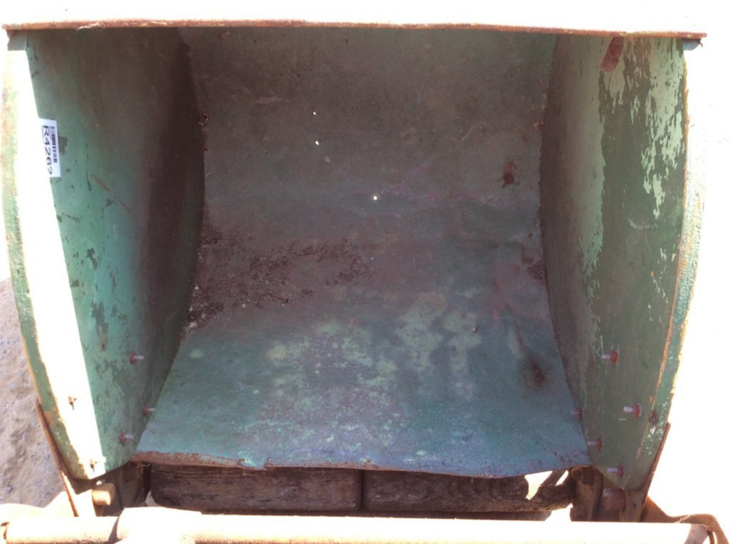 Old Vintage Ipswich Lawn Mower With Removable Grass Box Collector