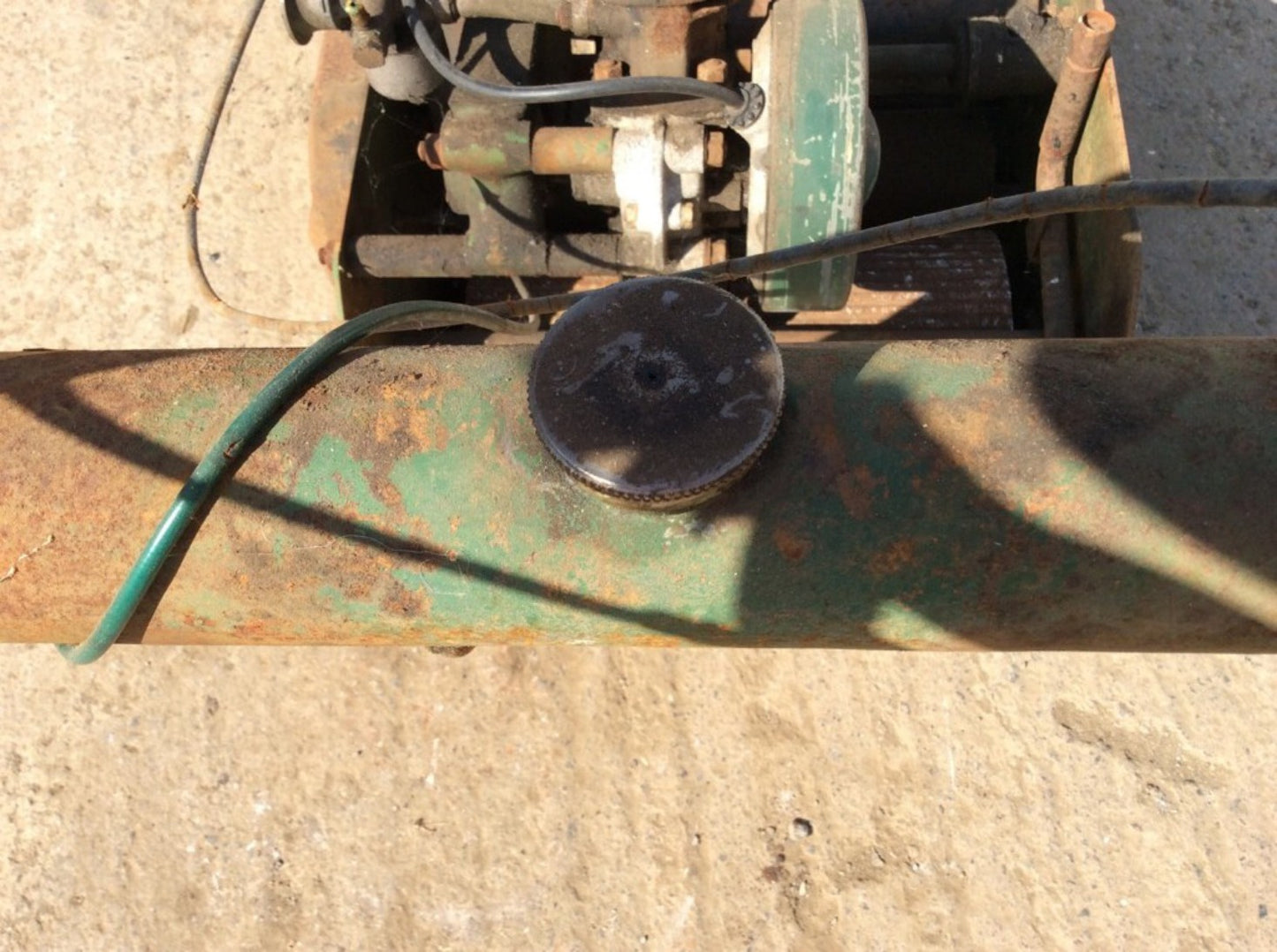 Old Vintage Ipswich Lawn Mower With Removable Grass Box Collector