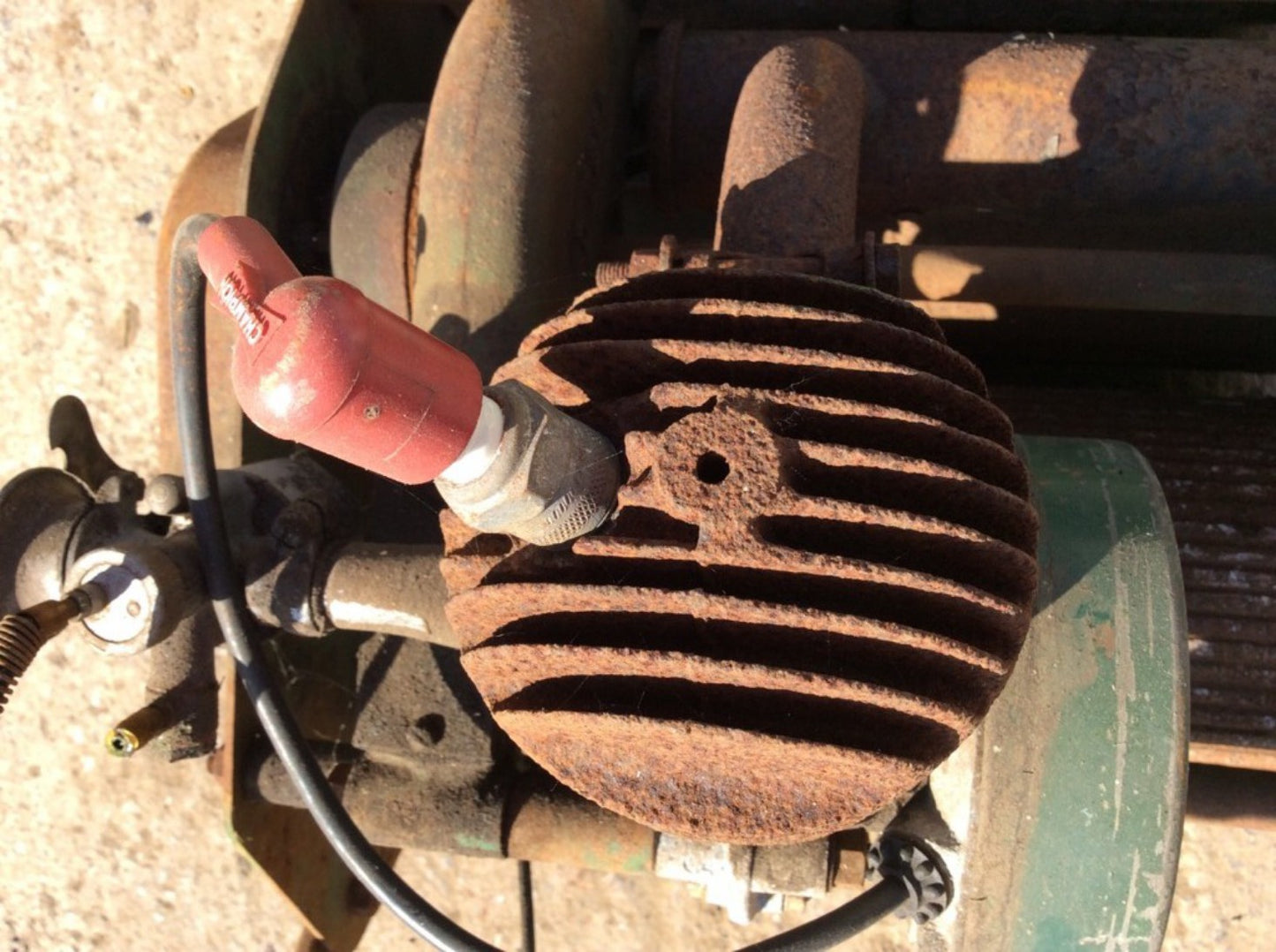 Old Vintage Ipswich Lawn Mower With Removable Grass Box Collector