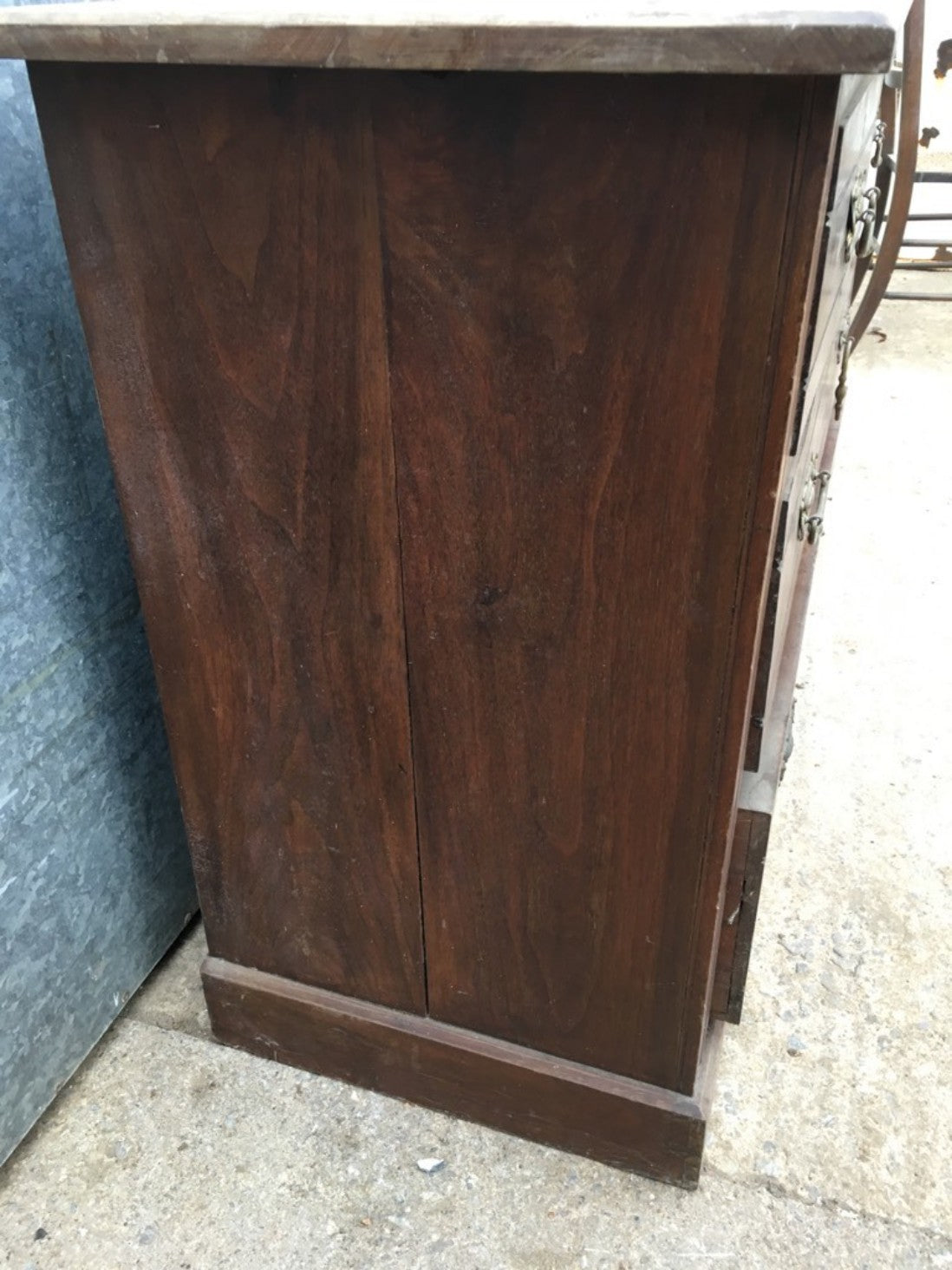 78.7cm X 106.5cm 1930s Mahogany 2 Over 3 Chest Of Drawers Restoration Project