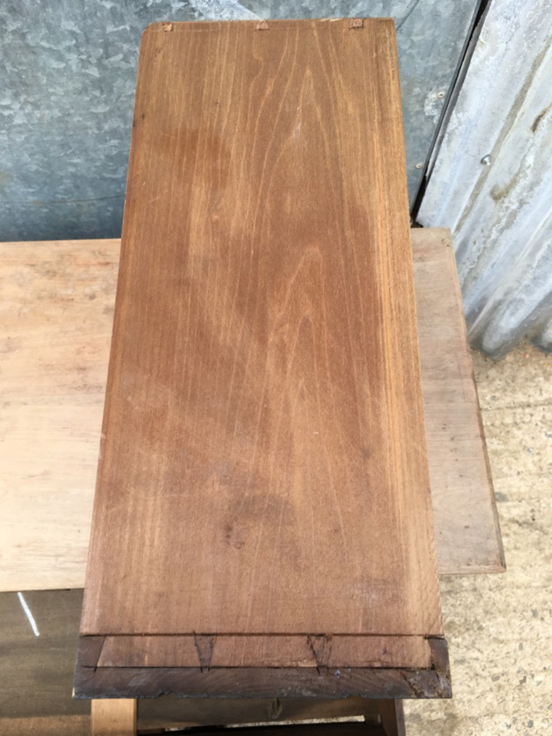 78.7cm X 106.5cm 1930s Mahogany 2 Over 3 Chest Of Drawers Restoration Project