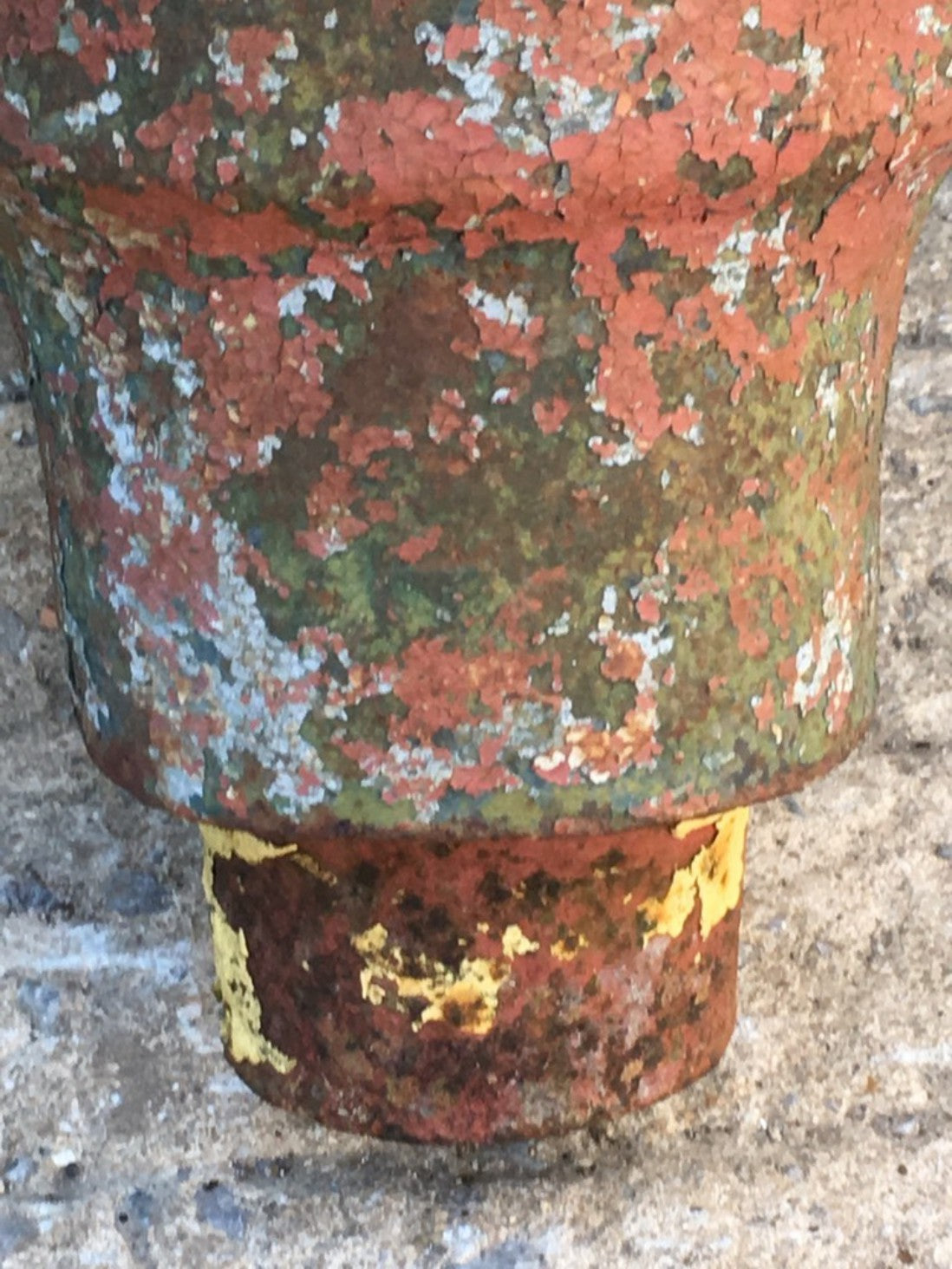 49cm High Salvaged Victorian Large Cast Iron Half Round Gutter Hopper