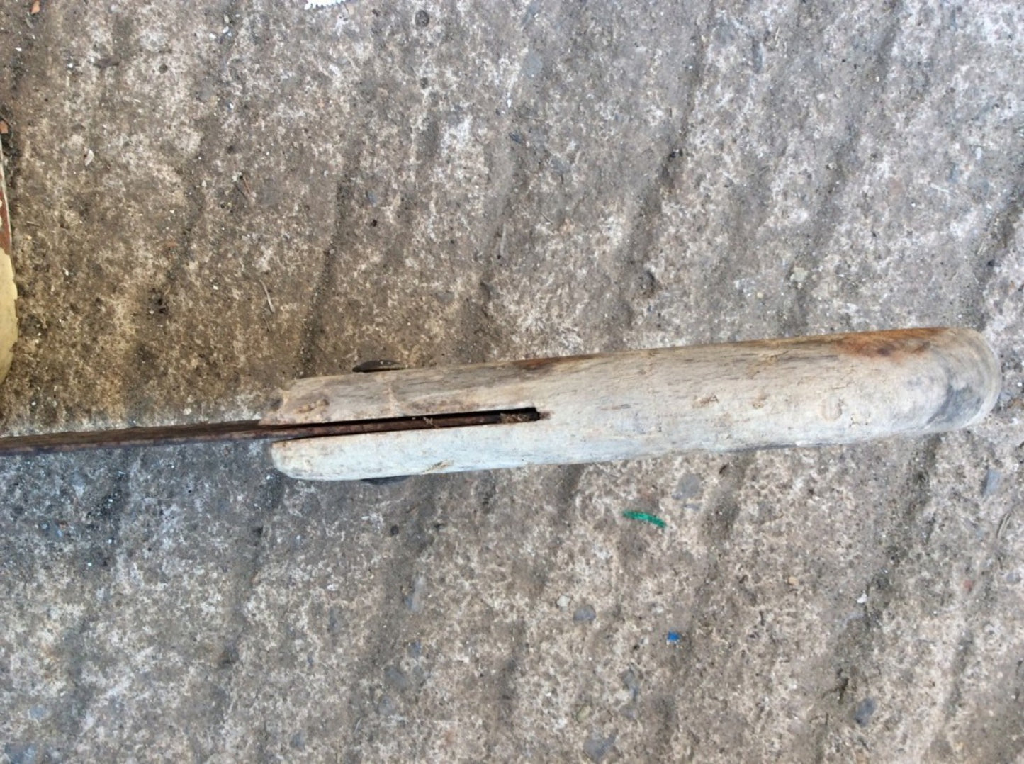 100cm Reclaimed Vintage Steel Old Stone Limestone Cutting Saw Collectable