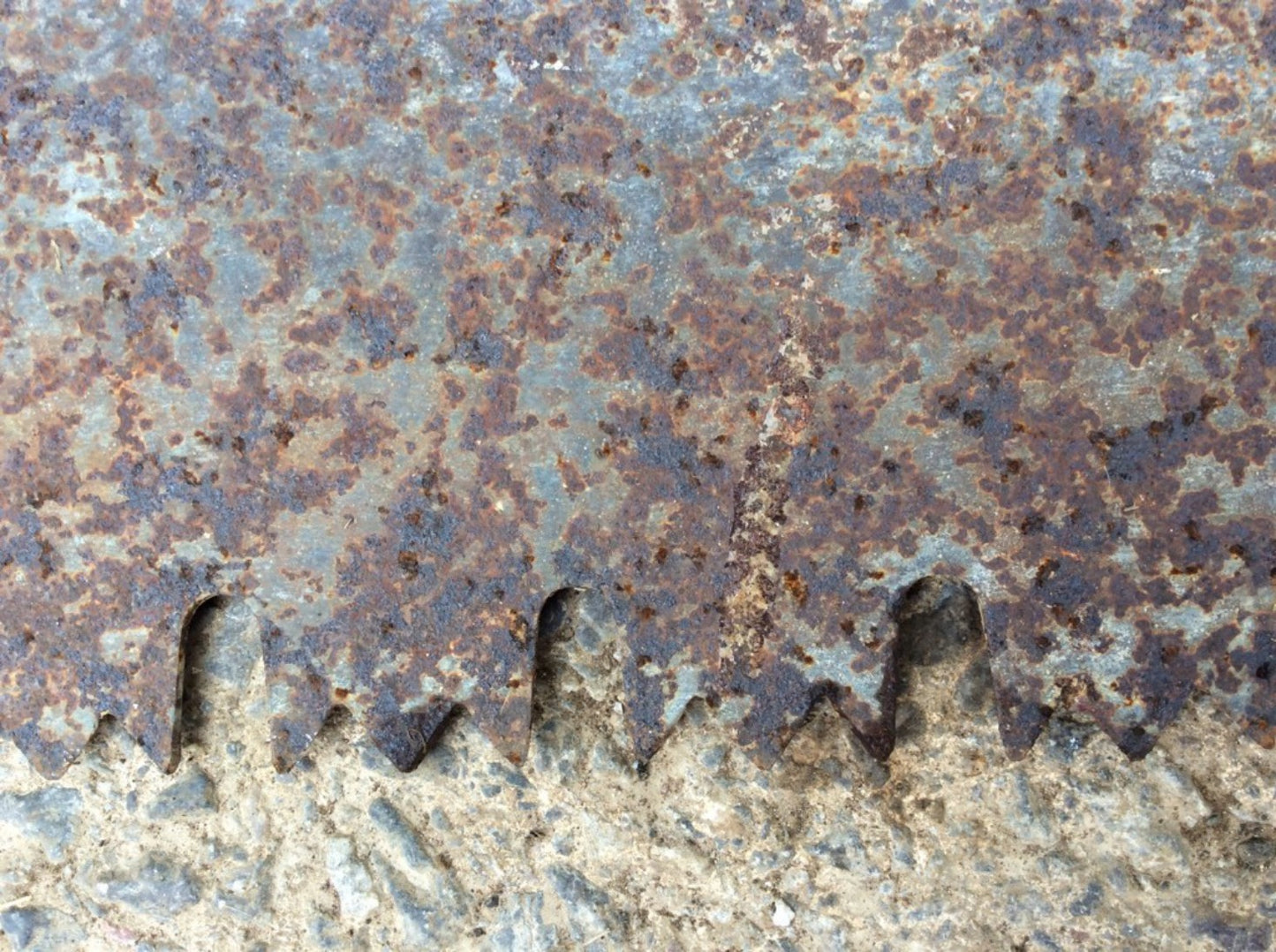 100cm Reclaimed Vintage Steel Old Stone Limestone Cutting Saw Collectable