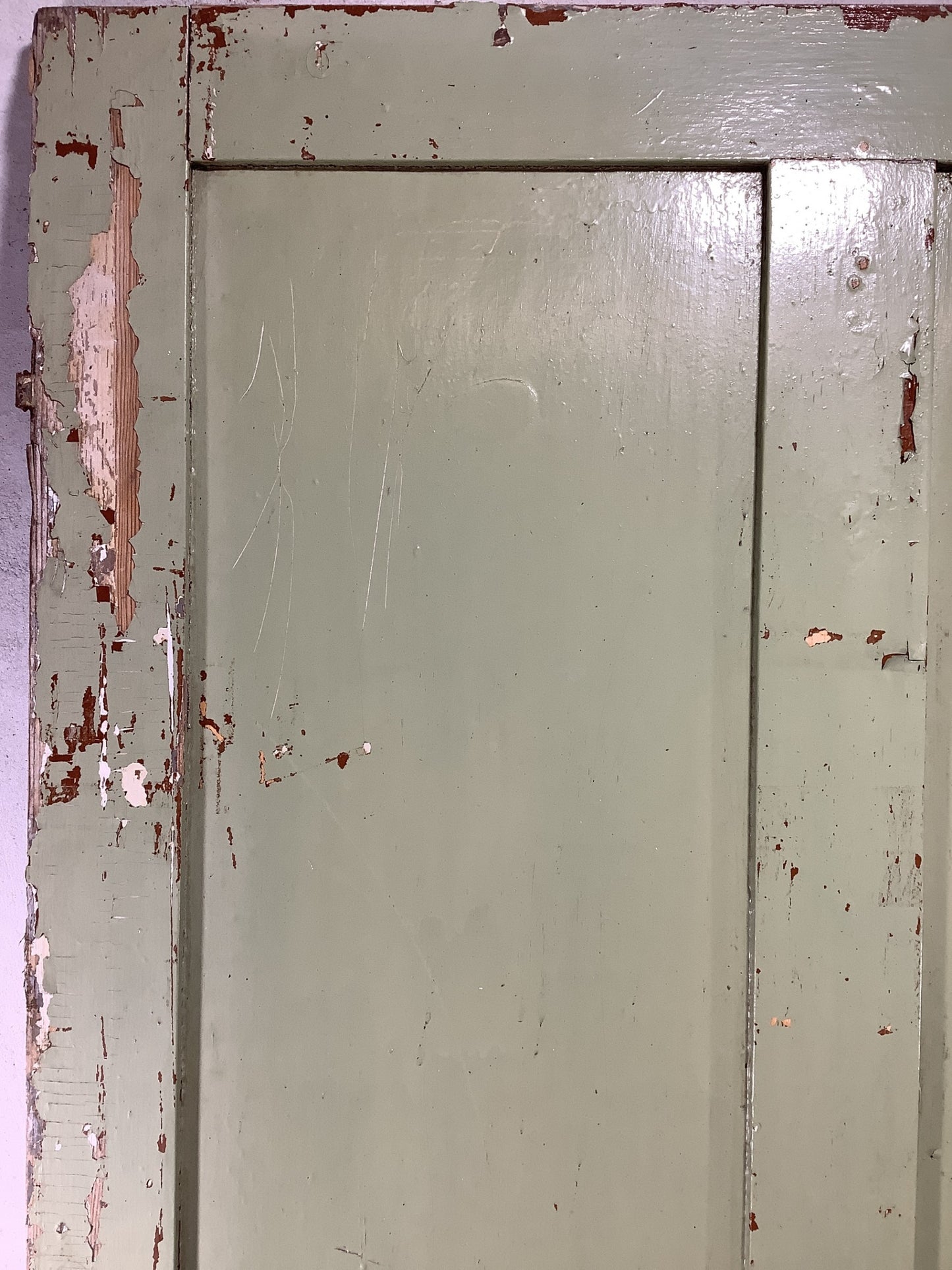 4th Pic Victorian Internal Painted  Pine Reclaimed Door