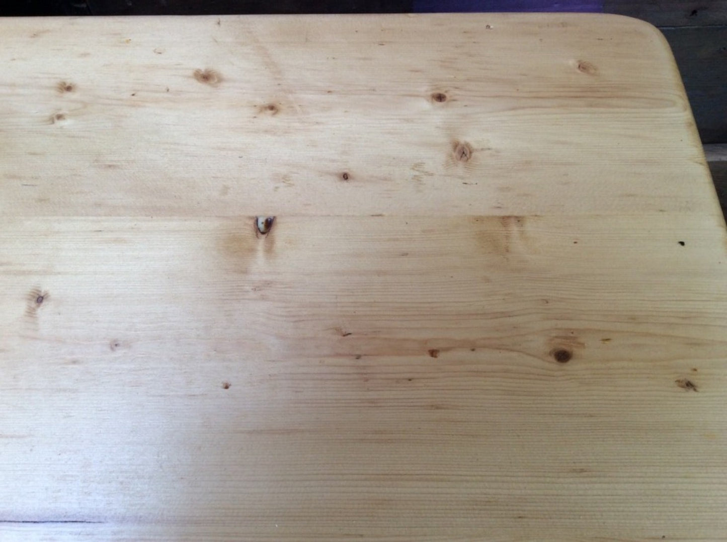 Salvaged Victorian Pine Old Square Painted Coffee Table 46cm X 100cm