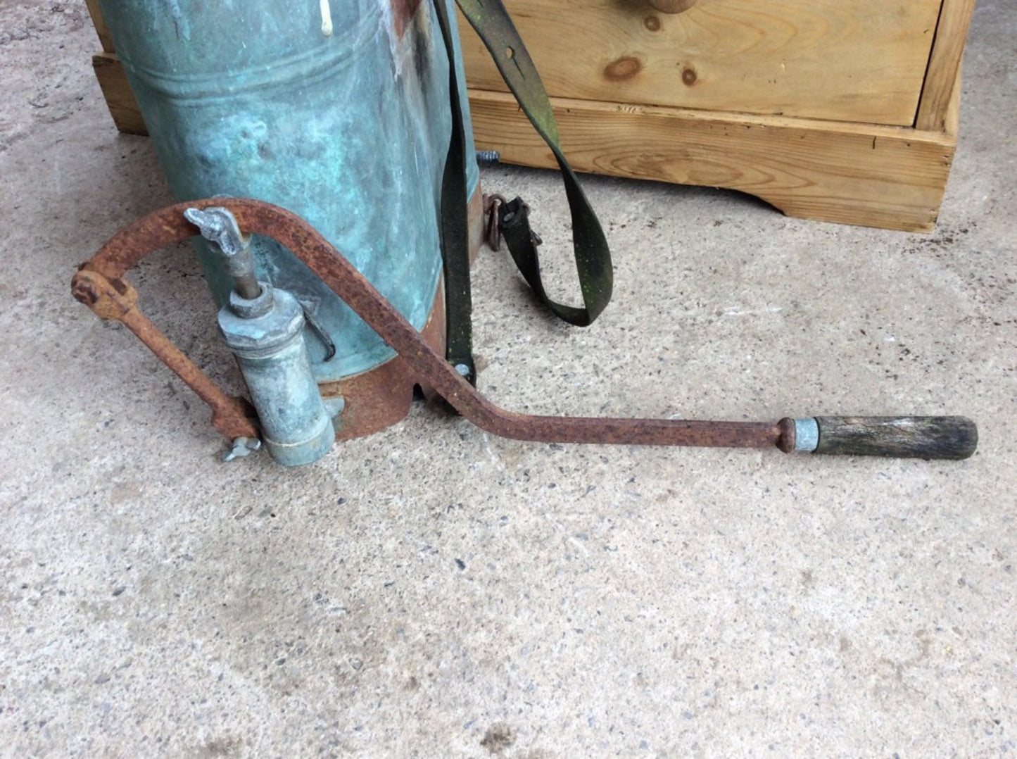 Interesting Old Copper Abol Backpack Knapsack Sprayer 1960s 1970s Sold As Seen