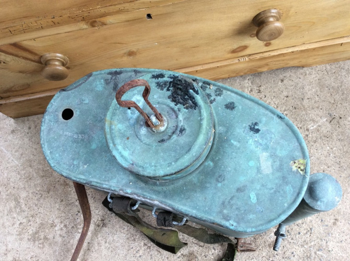 Interesting Old Copper Abol Backpack Knapsack Sprayer 1960s 1970s Sold As Seen
