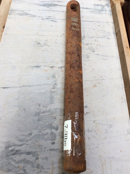 7 1/2lbs Reclaimed Victorian Cast Iron Solid Round Window Sash Weight