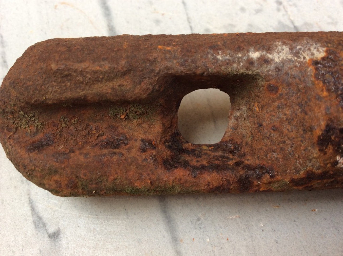 Salvaged Victorian Cast Iron Solid Round Window Sash Weight 6lbs