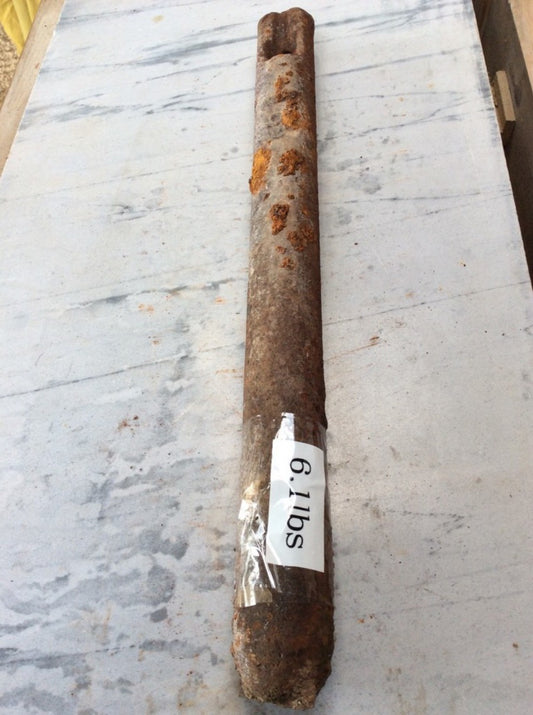 Salvaged Victorian Cast Iron Solid Round Window Sash Weight 6lbs