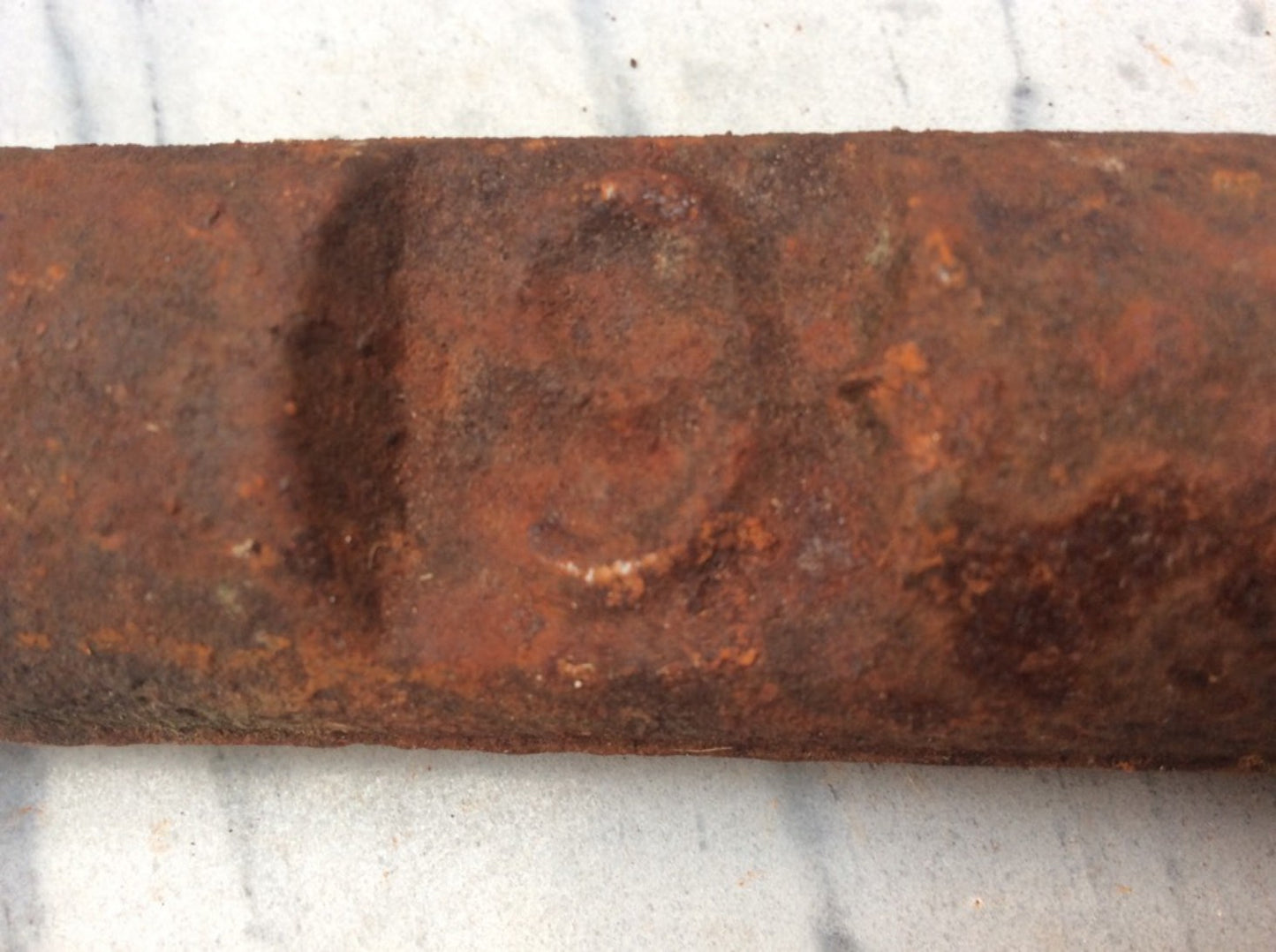 Salvaged Victorian Cast Iron Solid Round Window Sash Weight 9lbs