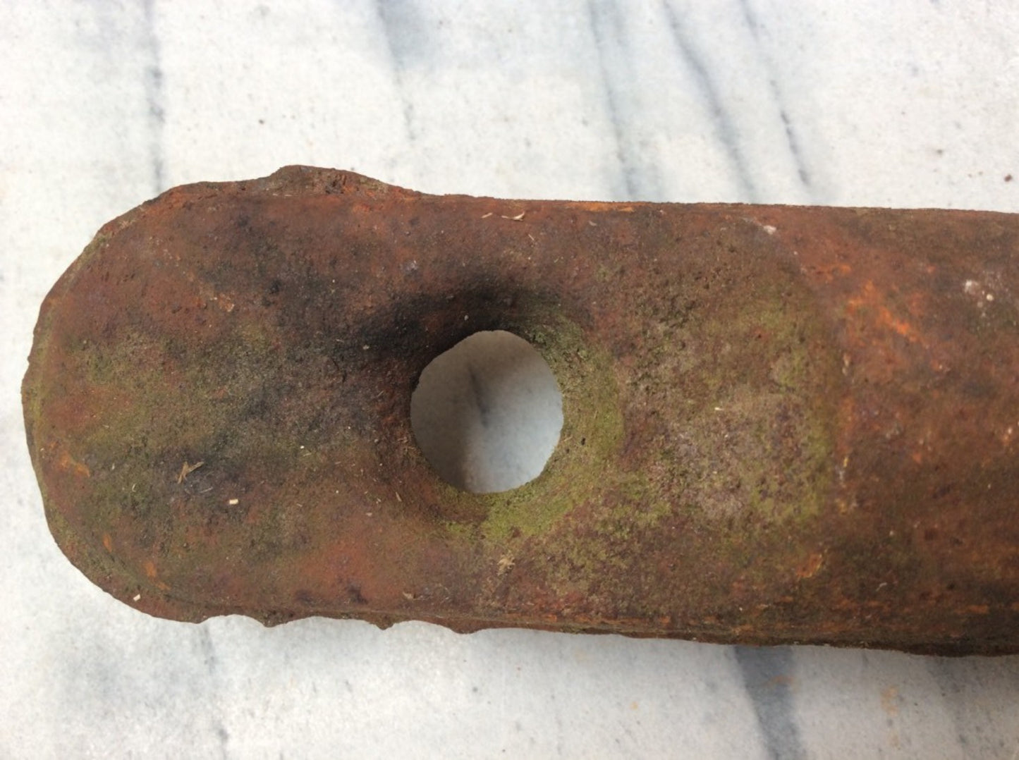Salvaged Victorian Cast Iron Solid Round Window Sash Weight 9lbs