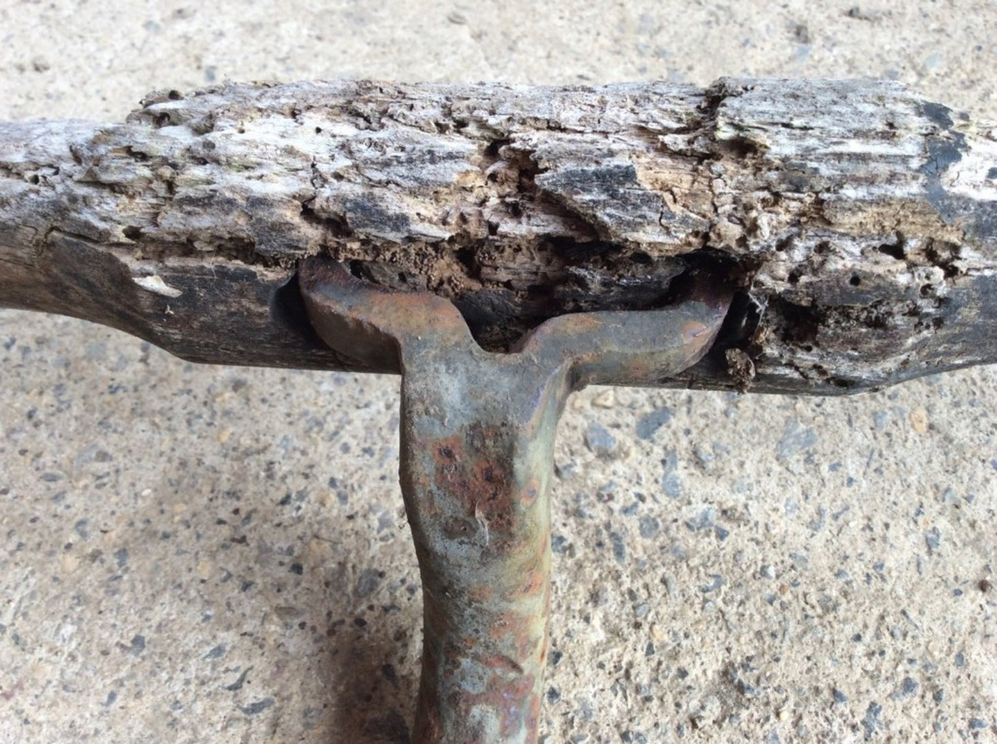 30 3/4” Long Vintage Old Wrought Iron Hay Cutting Knife Blade Tool