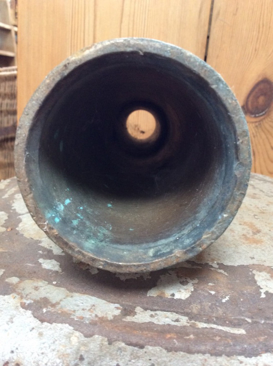 Vintage Old Brass WWII Fire Brigade Nozzle Dated 1941 - Fire Hose Nozzle