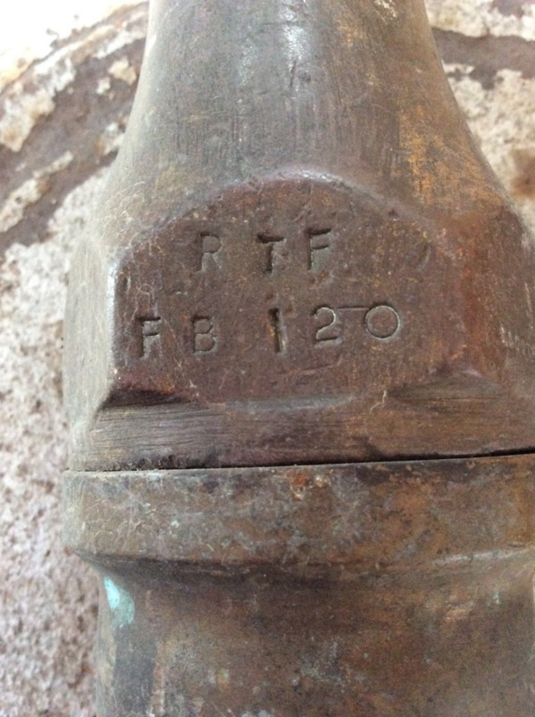 Vintage Old Brass WWII Fire Brigade Nozzle Dated 1941 - Fire Hose Nozzle