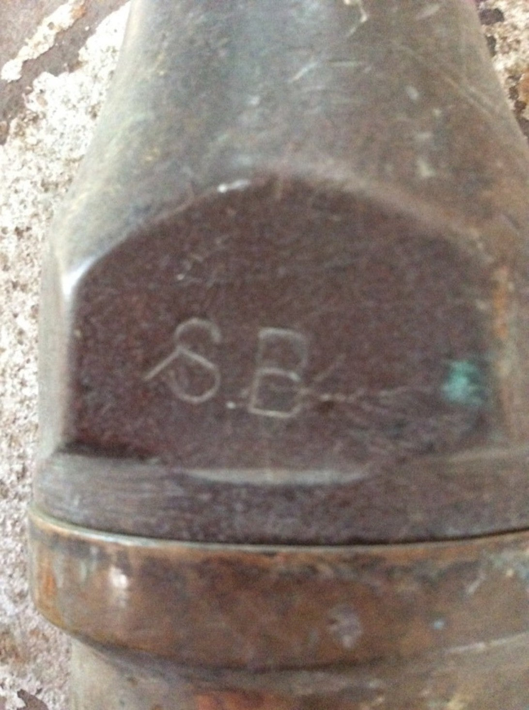 Vintage Old Brass WWII Fire Brigade Nozzle Dated 1941 - Fire Hose Nozzle