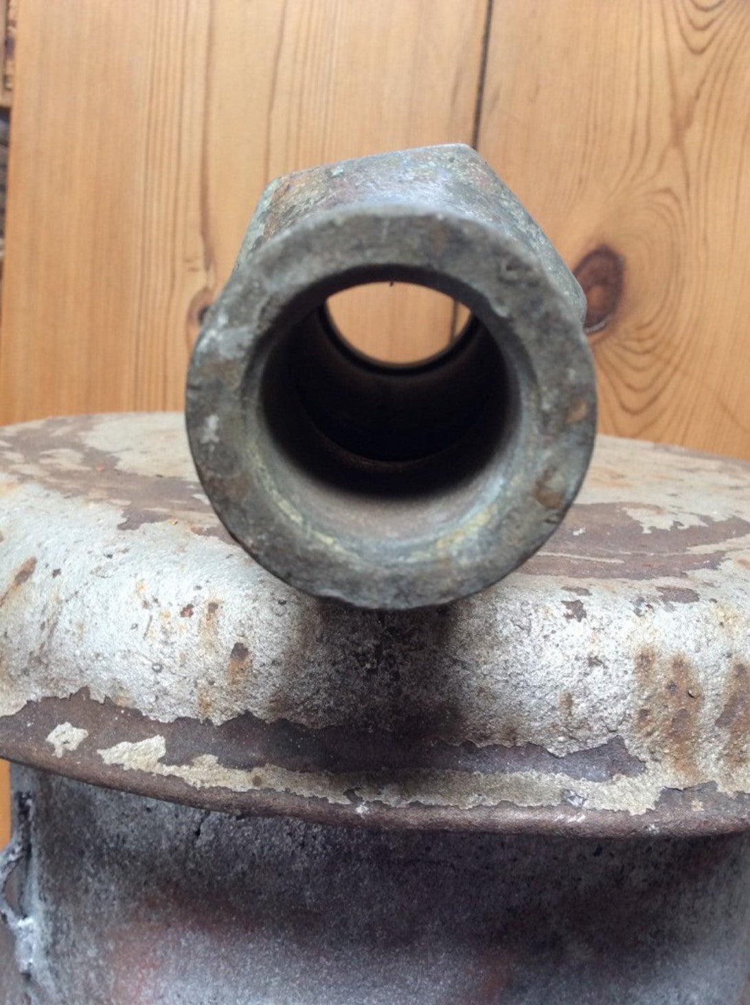 Vintage Old Brass WWII Fire Brigade Brass Nozzle Dated 1941 - Fire Hose Nozzle