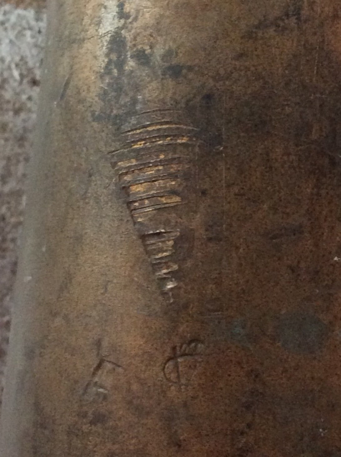 Vintage Old Brass WWII Fire Brigade Brass Nozzle Dated 1941 - Fire Hose Nozzle