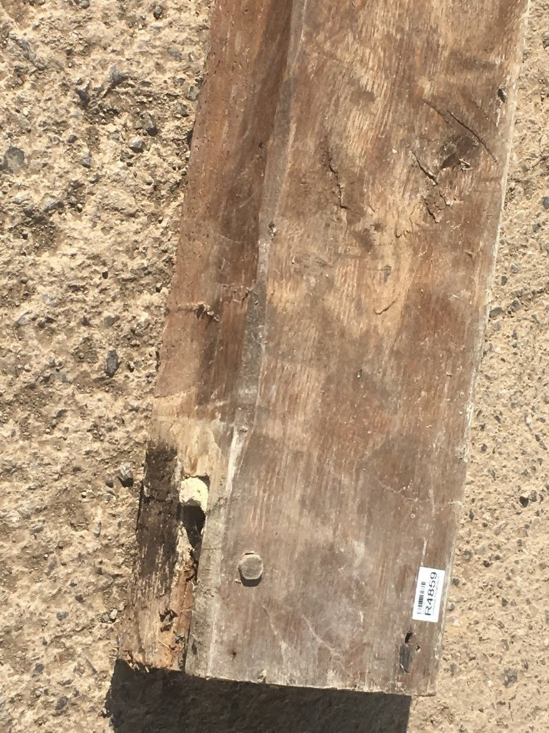 1.83m Long Old Rustic Oak Hardwood Solid Beam Post Fireplace Over Mantle Lintel