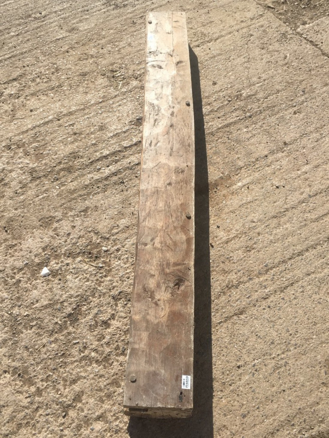 1.83m Long Old Rustic Oak Hardwood Solid Beam Post Fireplace Over Mantle Lintel