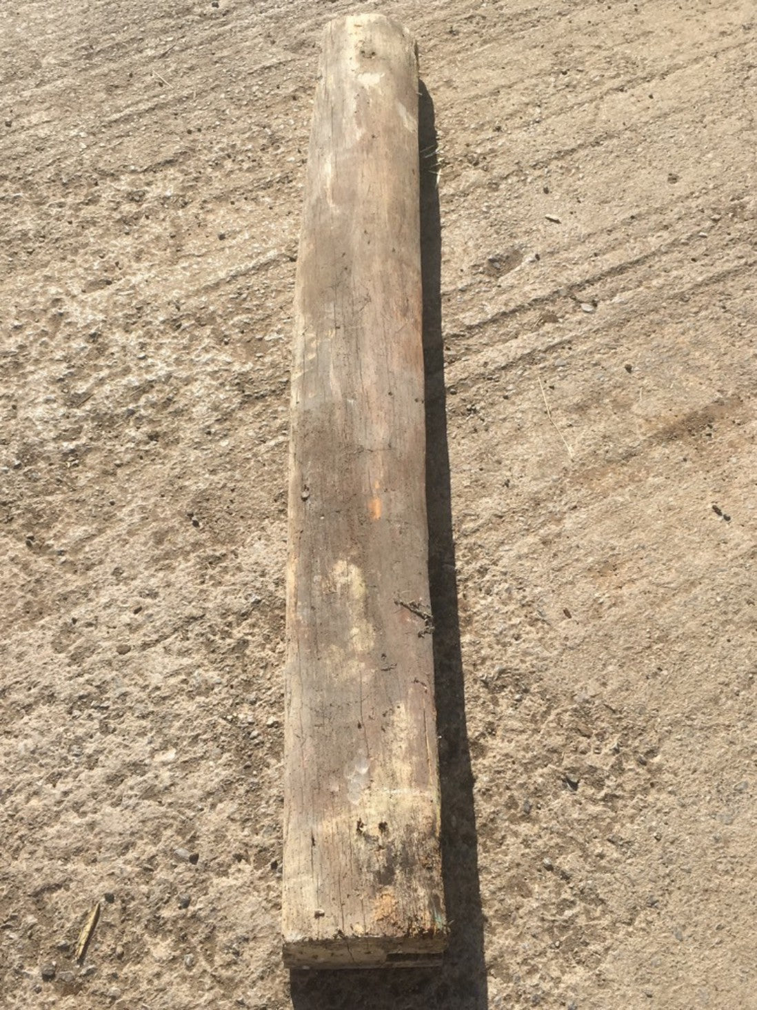 1.83m Long Old Rustic Oak Hardwood Solid Beam Post Fireplace Over Mantle Lintel
