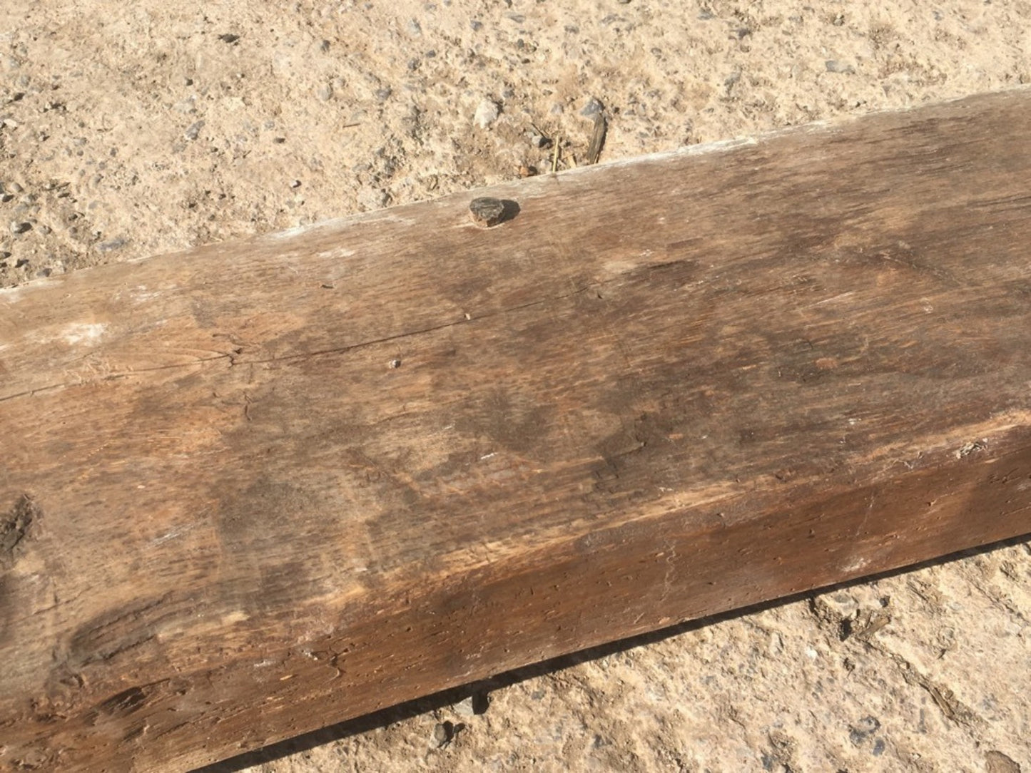 1.83m Long Old Rustic Oak Hardwood Solid Beam Post Fireplace Over Mantle Lintel
