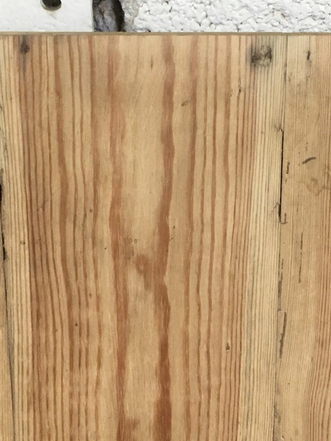 20”x24” Reclaimed Old Stripped Pine 3 Plank & Ledge Internal Cupboard Door