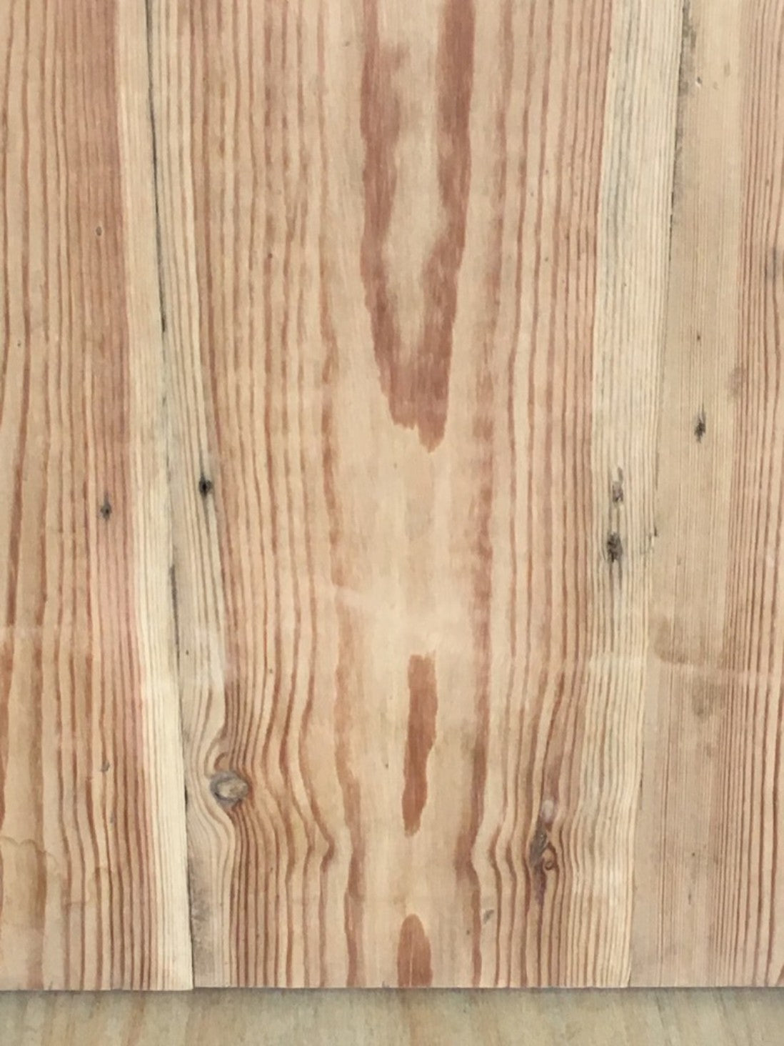 20”x24” Reclaimed Old Stripped Pine 3 Plank & Ledge Internal Cupboard Door