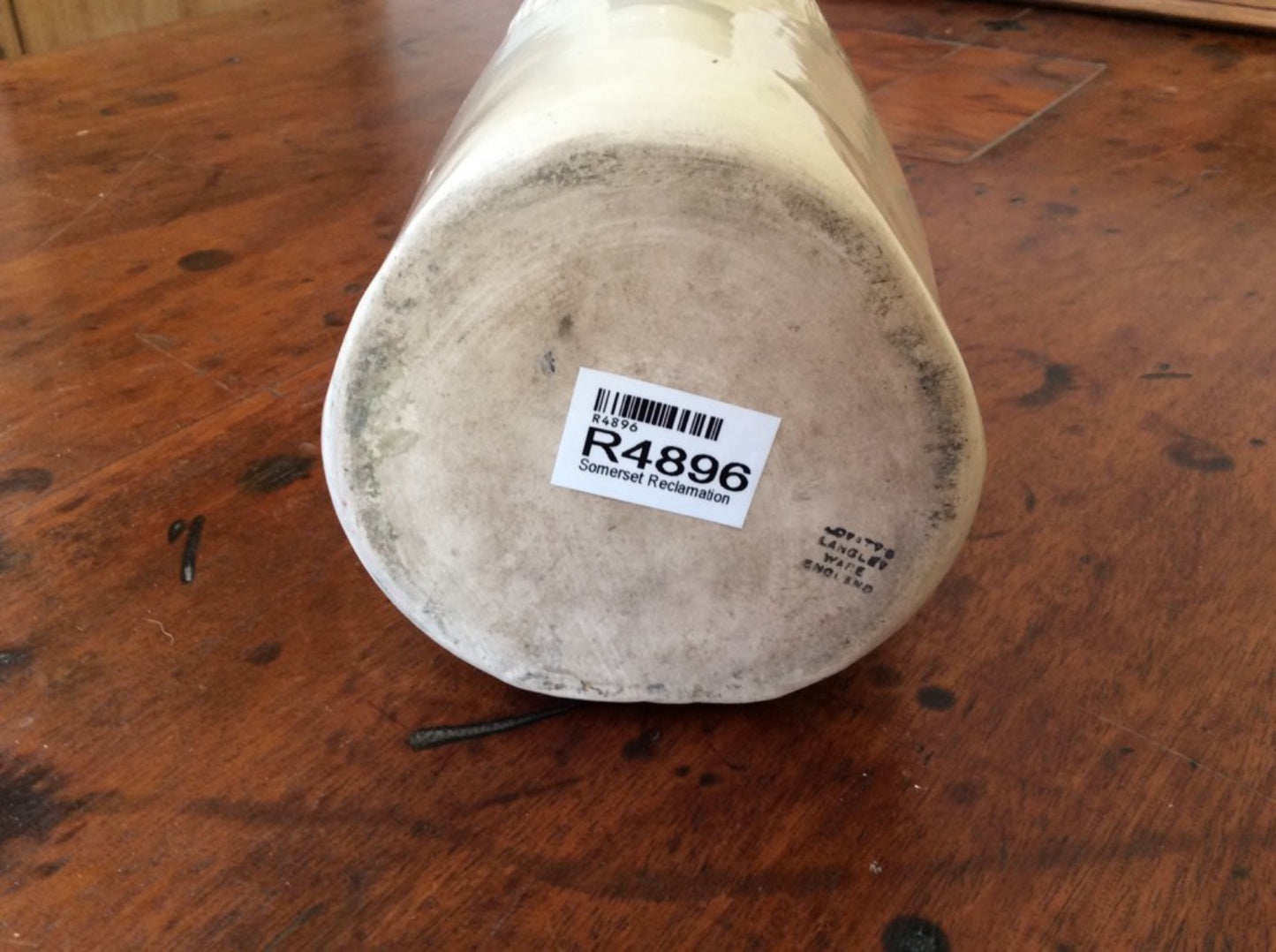 6 1/4” Long Vintage Old Clay Stoneware Bed Warmer Langley Ware