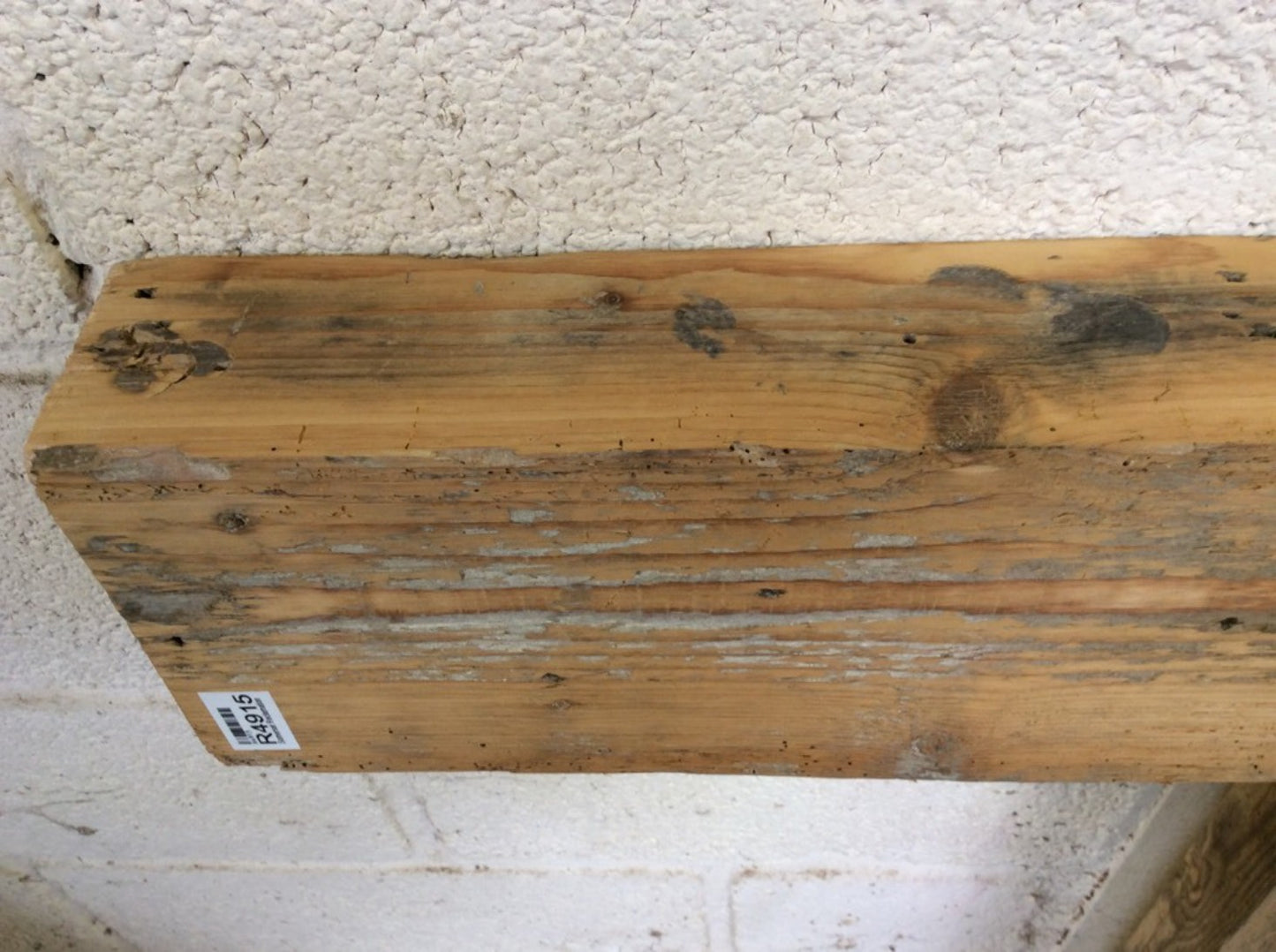 3ft 1 3/4" Or 96.2cm X 6 5/8” Length Old Reclaimed Rustic Pine Mantel Shelf