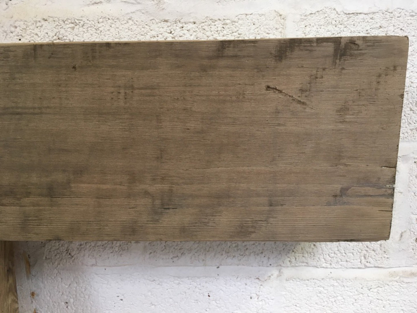 4ft 1 3/8" Or 1.26m By 9 3/4” By 6” Length Reclaimed Old Chunky Pine Beam