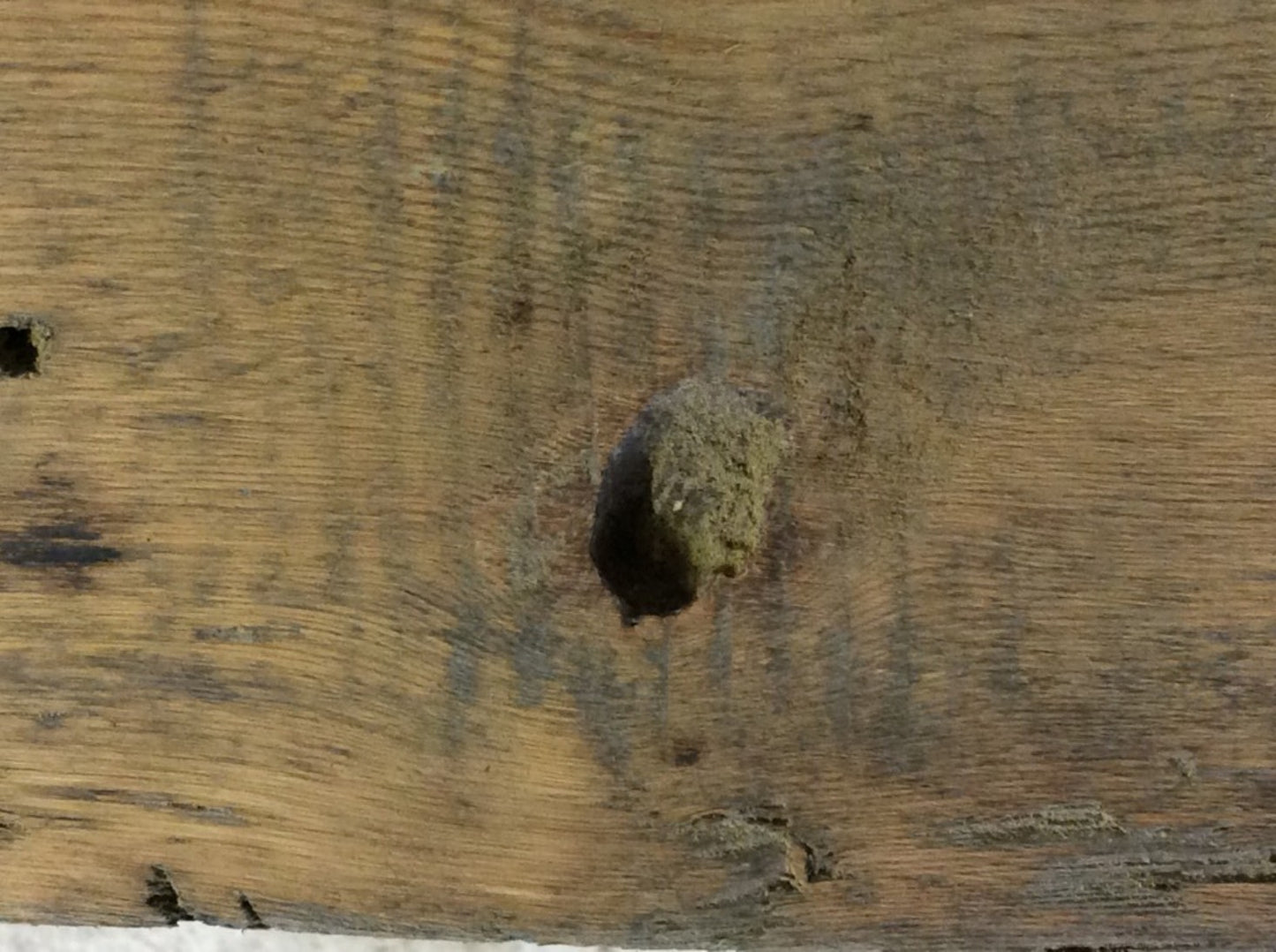 2ft 6 1/8" Or 76.6cm Long X 6 7/8” Old Reclaimed Rustic Pine Mantel Shelf