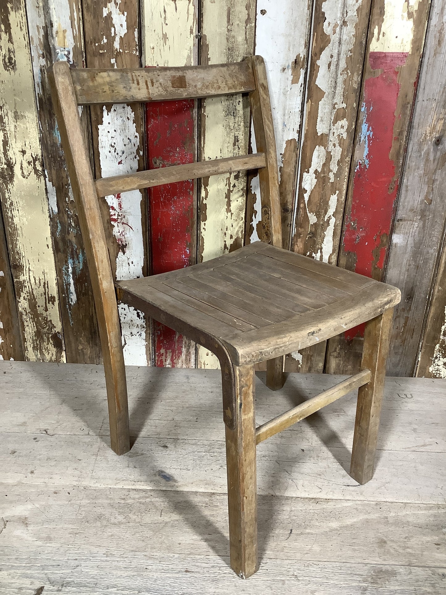 Old Vintage Salvaged Small Children’s School Bedroom Chair