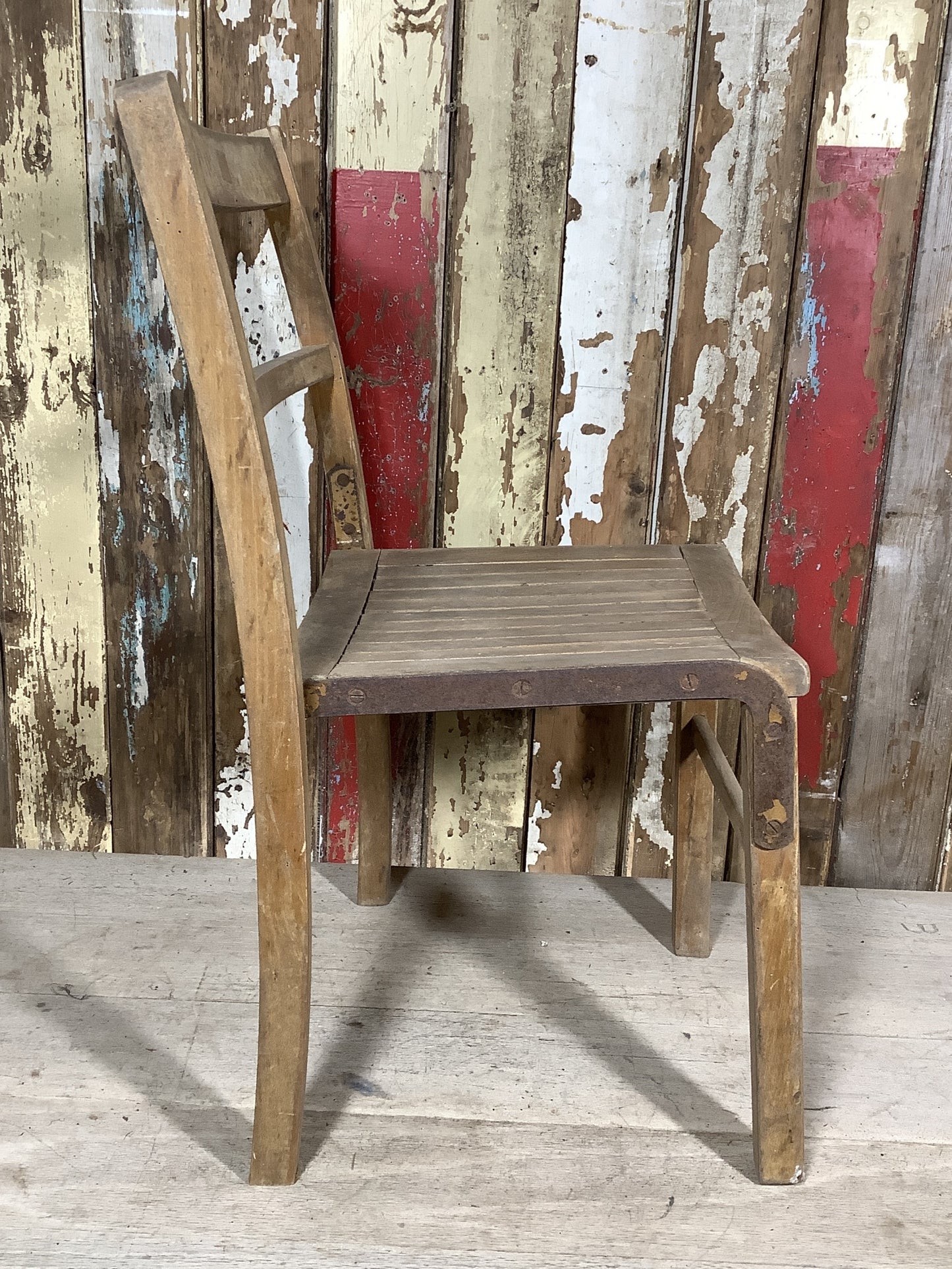 Old Vintage Salvaged Small Children’s School Bedroom Chair