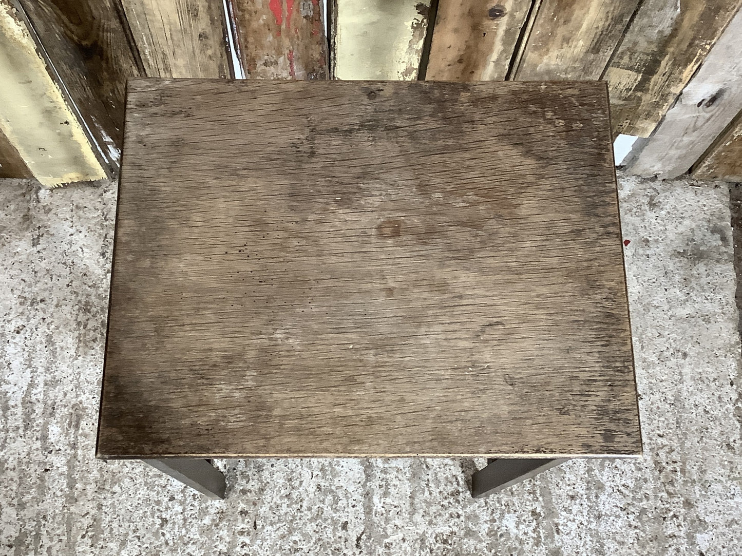 Simple Oak Frame Bedside Table TLC Needed