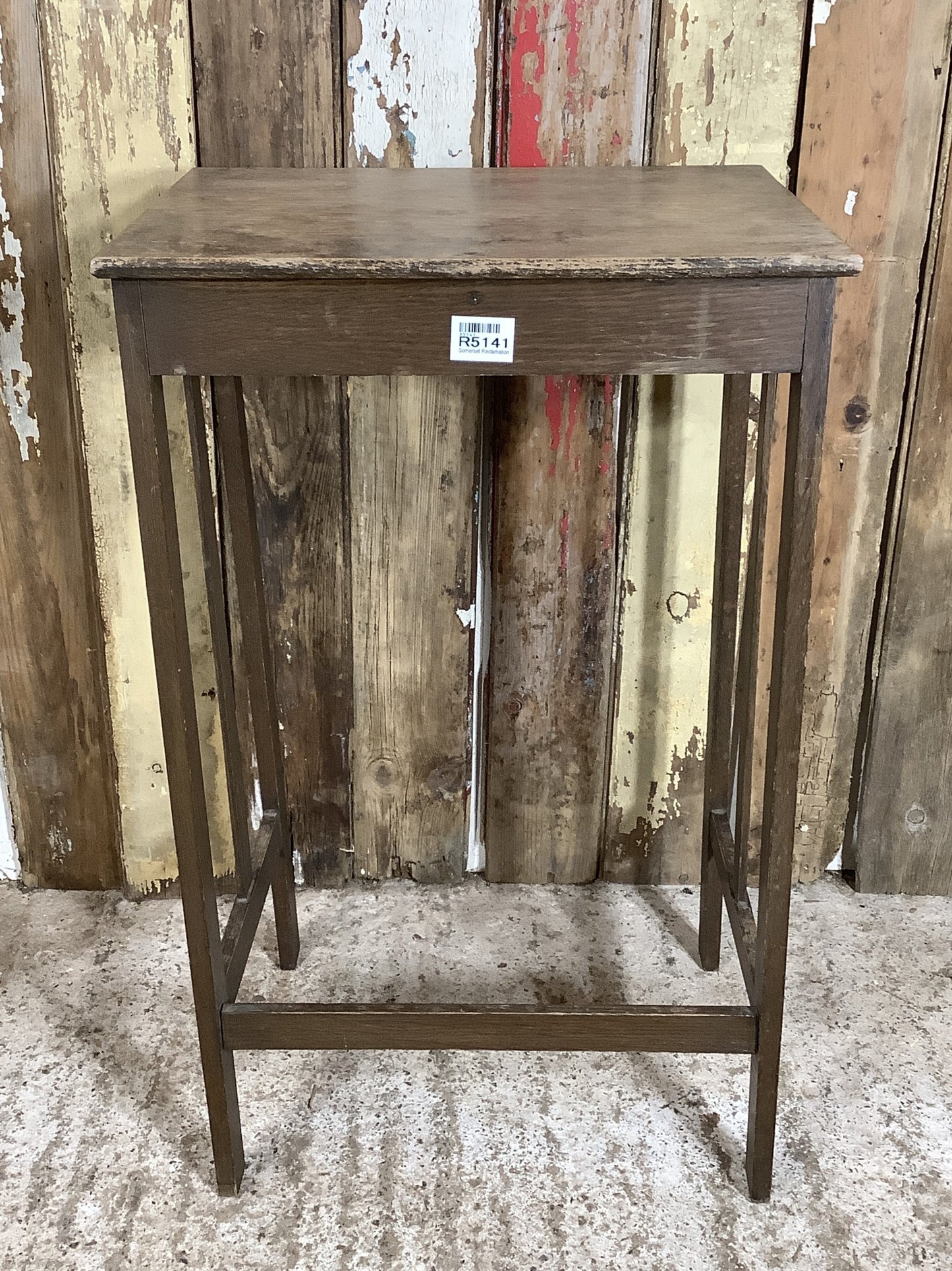 Simple Oak Frame Bedside Table TLC Needed