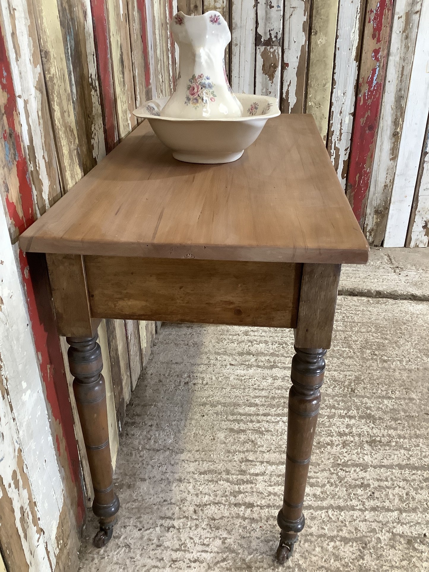 Victorian Pine & Mahogany Dressing Table Wood