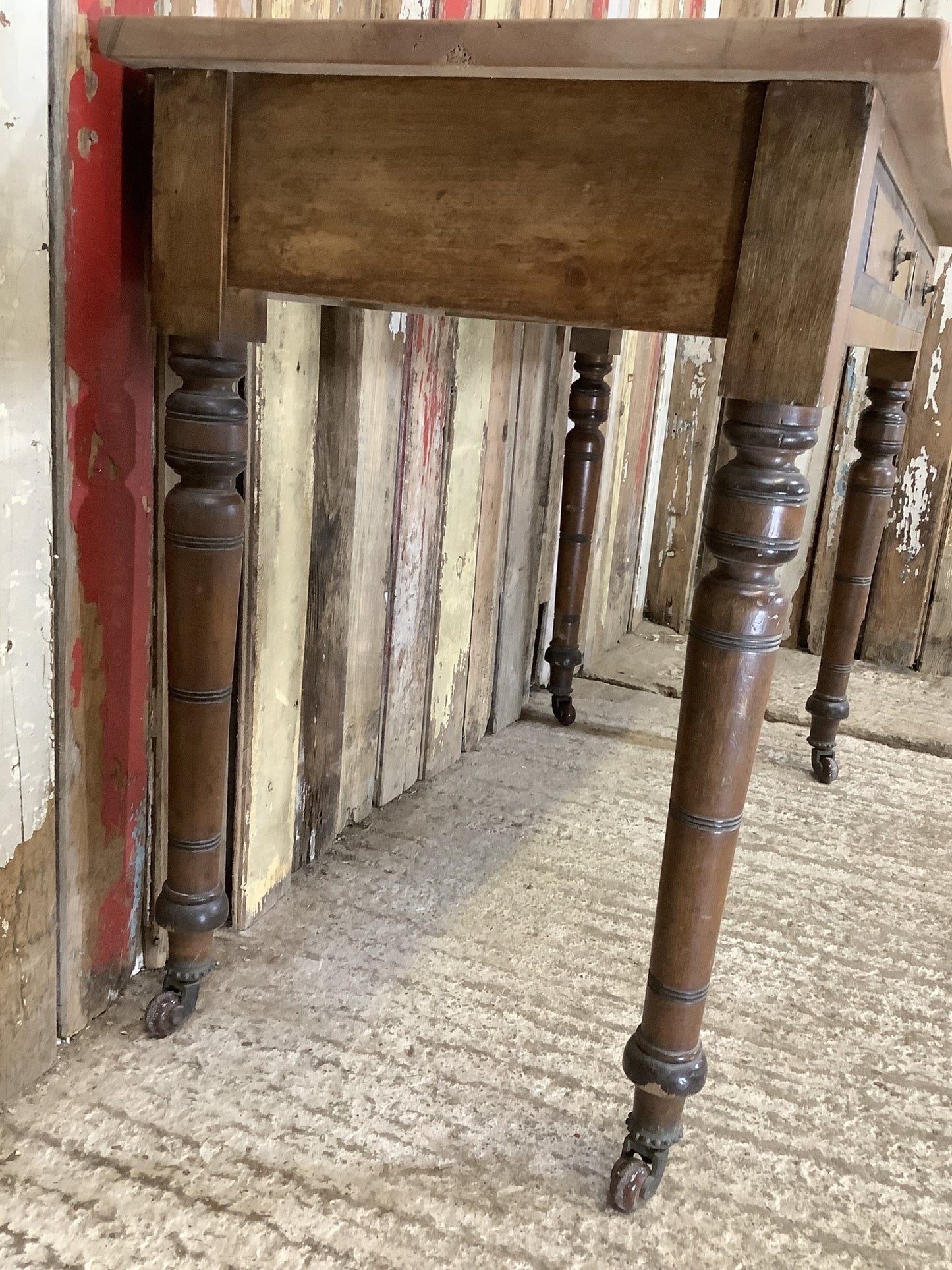 Victorian Pine & Mahogany Dressing Table Wood