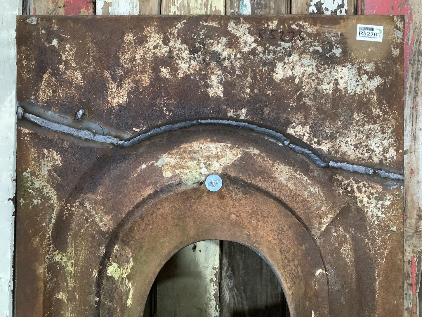 Victorian Cast Iron Black Bedroom Horse Shoe Fireplace Insert 2'11"Hx1'11"W