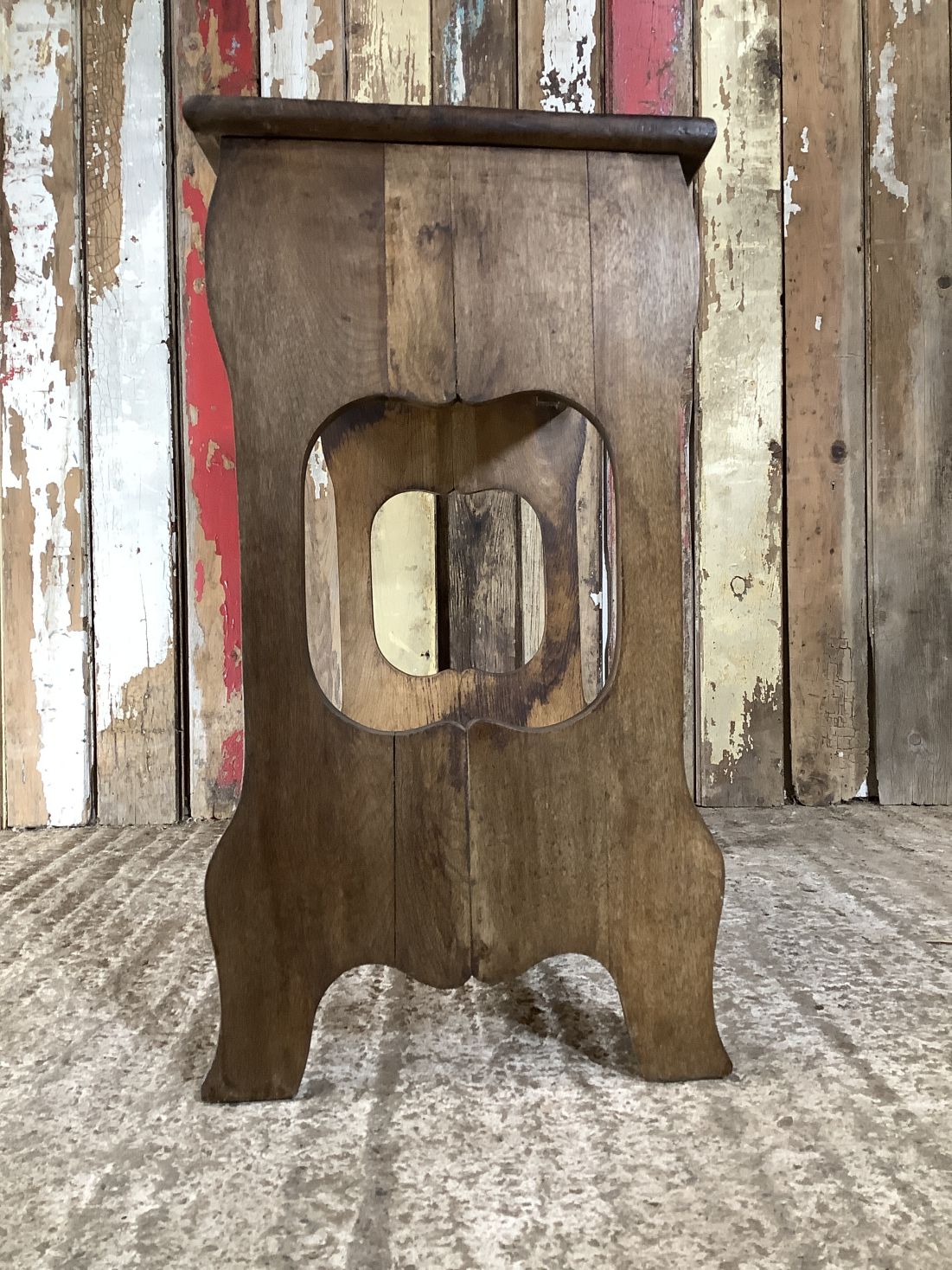 Lovely 1930s Edwardian Oak Piano Stool